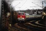 06.April 1992 Bad-Friedrichshall-Jagstfeld nach Offenau(Jagstbrücke) 216 220-4 Bw FG mit E 3856 von Stuttgart -Frankfurt-M Lok ab Heilbronn