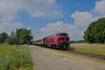 V 160 002 mit dem Teuto-Express in Westerkappeln (20.05.2024)