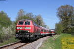 218 417-4 mit dem RE 3204 (Ulm Hbf-Neustadt(Schwarzw)) bei Unadingen 27.4.18