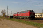 218 455 & 215 021 bei Porz Wahn am 02.04.2020