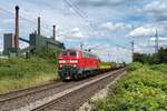 218 425-7 war hier am 08.07.2024 mit unbeladenen Res bei der Kokerei Prosper/Bottrop Rtg.