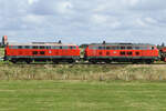  218 322 und 379 von Niebüll nach Westerland auf Sylt am 28.7.24