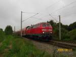 218 453-9 zieht den RE 21572 von Hamburg Hbf nach Lbeck Hbf. 27.08.08.