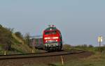 218 374-7 und 218 117-0 mit IC 2170 nach Westerland am 17.04.2009 bei Morsum-Nsse.