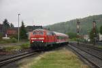 218 497 erreicht mit ihrem RE am 14.05.10 Glauburg-Stockheim.