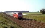 218 005  bei Crailsheim  09.09.92