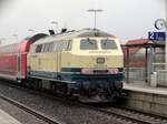 DB Westfrankenbahn 218 460-4 Conny am 30.01.17 in Niederdorfelden 