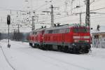 218 813-4 und 218 833-2 waren am 25/12/2010 als Lokzug nach Aachen gekommen.