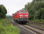 218 446-3 als Tfzf in Fahrtrichtung Sden.