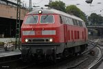 218 825-8 in Wuppertal Hbf, am 15.10.2016.