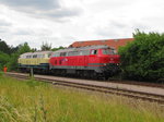 Railsystems RP 218 469-5, + 218 480-2 am 11.07.2016 beim umsetzen in Emleben.