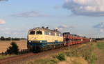 218 490-1 und 218 466-1 sowie 628 507-5  List  am Zugschluss mit dem AS 1452 (Bredstedt/Niebüll-Westerland(Sylt)) bei Emmelsbüll 2.9.20