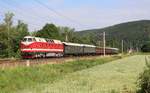 119 158-4 fuhr am 22.06.19 von Berlin nach Sonneberg zum Tag der offenen Tür bzw 70 Jahre Piko.