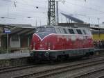 V 200 033 Standort Hamm mit SZ zu Besuch im Dortmunder Hbf.,
bei Rangierfahrt.(16.03.2008)  