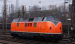 Eine V 221 135-7  der Bocholter Eisenbahn wurde heute am 29.02.2008 in Hagen-Vorhalle gesichtet.  