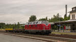 Ein seltener Gast im Vogtland, die ehemalige Bundesbahndiesellok 221 145-6.