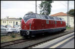 V200116 rangiert am 30.9.2005 in Neustadt an der Weinstraße.