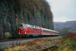 EfW 221 122 mit Sonderzug nach Frankfurt, zusehen in Ennepetal, am 14.12.2019.