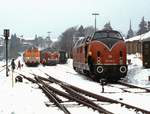 Heute kaum zu glauben, dass in den 1980er Jahren bei guten Schneeverhältnisse bis zu sieben lange Sonderzüge (5  planmäßige  und bei Bedarf 2 Entlastungszüge) aus dem