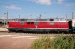 V 200 116 stellt sich mit ihrer Breitseite am 11.08.2007 im Dortmunder Hauptbahnhof ins rechte Sonnenlicht.