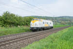 V 270.09 (221 121-7) von SGL ist am 04.05.2022 bei Reilos unterwegs.