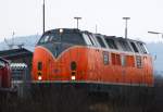 Eine V 221 135-7  der Bocholter Eisenbahn wurde heute am 29.02.2008 in Hagen-Vorhalle gesichtet.