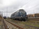 Diese Lok der Eisenbahngesellschaft Potsdam wurde aufgenommen am 16.03.2009 auf dem Bahnhof Berlin Greifswalder Strasse.