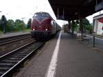 V 221 135-7 durchfhrt mit einem Sonderzug Bensheim.Am 26.6.2005