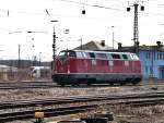 221 117 rollert durch den Bf Hamm am 30.03.2010