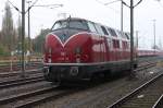 V200 116 abgestellt in Emden Hbf am 31.10.2010 (221 116-7)