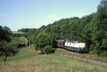 221 110 zwischen Heiligenhaus Hofermhle und Wlfrath Flandersbach, 02.06.1985.