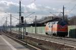 Mein Highlight des Tages! 221 134-0 von der RTS als Lz in Rathenow in Richtung Stendal unterwegs.