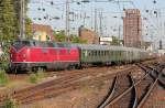 V200 116 mit dem DPE 339  Alsterkurier  bei der Einfahrt in den Klner Hbf am 07.05.2011