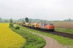 Am 19.Mai 2013 war RTS 221 134 bei Burgstemmen auf dem Weg nach Hannover-Linden.