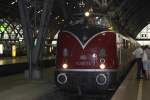 20.6.13 / V200 116 mit dem Rheigold-Zug aus Kln in Leipzig HBF