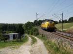 221 106-8 der EGP hier am 02.07.15 in Jößnitz zu sehen.