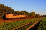 221 135-7 und 295 057-4 Bocholter Eisenbahn am 1.10.2015 bei Woltorf