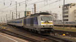 223 054 der MRB bei der Einfahrt Hbf Leipzig.