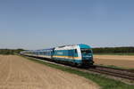 223 068 war am 30. April 2024 bei Unteracker in Richtung Regensburg unterwegs.