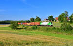 ER20-04 (223 143) mit einem Containerzug am 15.07.2024 bei Escheldorf.