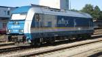 Eine BR223 (Hercules) der Regentalbahn in Furth im Wald am 24.08.2009.