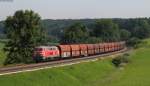 225 806-9 mit dem GM 61813 (Roberg-Friedrichshafen Gbf) bei Lohner 18.6.12