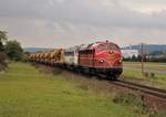 Am 13.10.20 fuhren 227 007 und 227 008 einen Bauzug nach Pirna. Hier ist der Zug in Dreitzsch zu sehen.