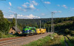 My 1155	mit dem DGZ 93326 (Rottweil - Feucht) bei Sommerau 22.8.23