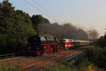 Dampfsonderzug von Marienberg nach Kulmbach 26.08.17 als DPE 20989 mit 118770 und 01 0509 bei Liebau/Pöhl