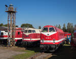 229 188-8 + 118 788-9 - Weimar 10.10.21 - Eisenbahnfest im TEV Weimar