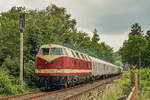 Am 02.06.2024 war 118 757 der PRESS mit einem Anti-Drogenzug aus Tschechien von Johanngeorgenstadt aus, über Zwickau nach Nordhausen unterwegs.