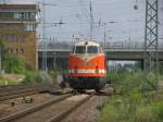 Hier ist Locon 301 (228 656-5) zu sehen, welche gerade ihren Zug umfhrt, um dann als DBV 93273 BFHD (Berlin Flughafen Schnefeld) - BZO (Zossen) am 20.08.