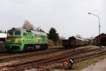 V 200.009 (Eisenbahn Betriebs Gesellschaft Oberelbe) auf Bahnbetriebswerke Lengerich Hohne am 23-4-2001.