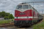 Sonderfahrt der Press zum Bahnhofsfest in Putbus mit den Lok’s 01 0509 und 18 770, hier bei der Ankunft in Pasewalk.